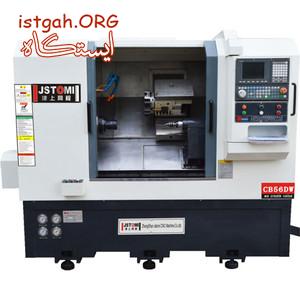 ماشین تراش cnc ریل مورب جستومی ، CB56DW دو محوره