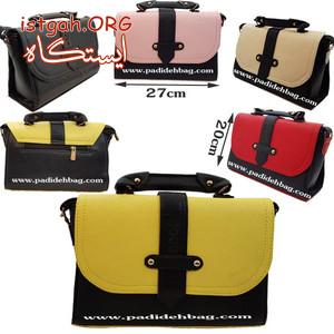 کیف دوشی جلو سگکدار دارای بند بلند