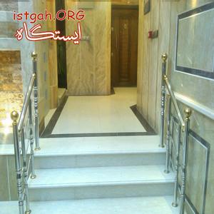 نرده راه پله و حفاظ استیل